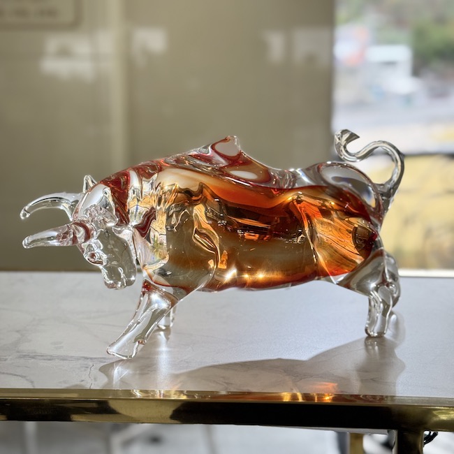 Crystal objet｜クリスタル| ブル| オブジェ |レッド | CRY31123IB