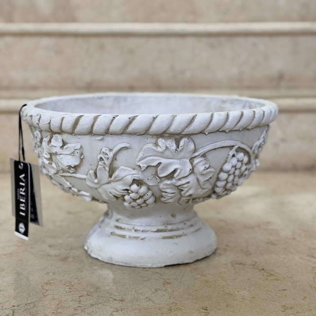 Garden Furniture/ プランター / planter / 葡萄 / ホワイト｜IB Selection｜HGE31008IB