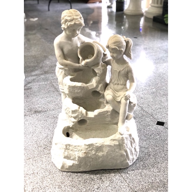 Garden Furniture / fountain / 噴水｜アンティーク ホワイト｜循環式｜IB Selection｜HGE0070IB