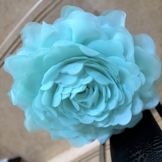 クッション｜ローズ｜ブルー |cushion|rose|blue| MIS7067IB