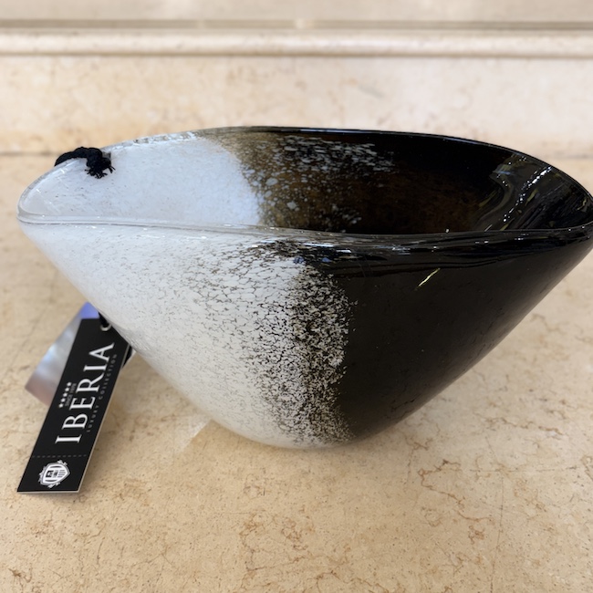 ガラスオブジェ｜ブラックホワイト｜モダン｜modern｜OBJ5010IB