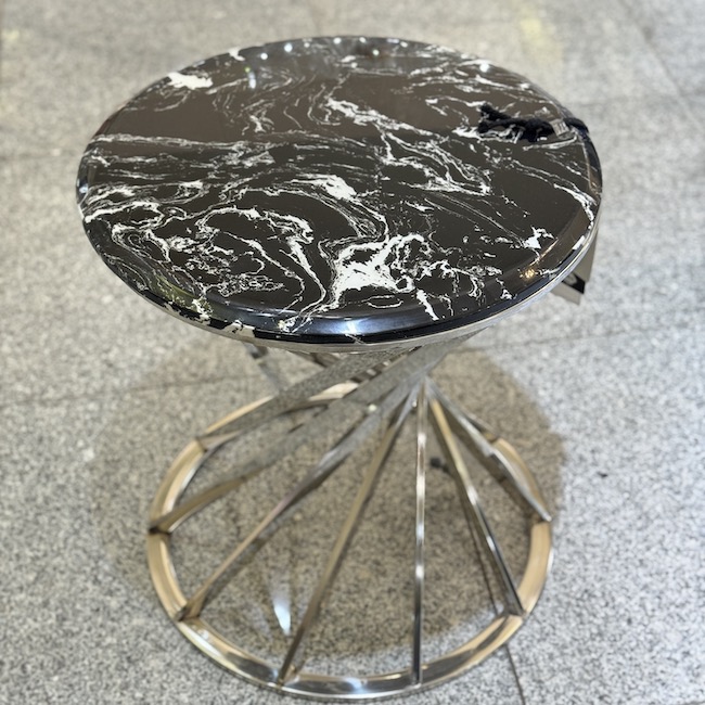 Side Table / サイドテーブル｜大理石｜Black｜TBL31119IB