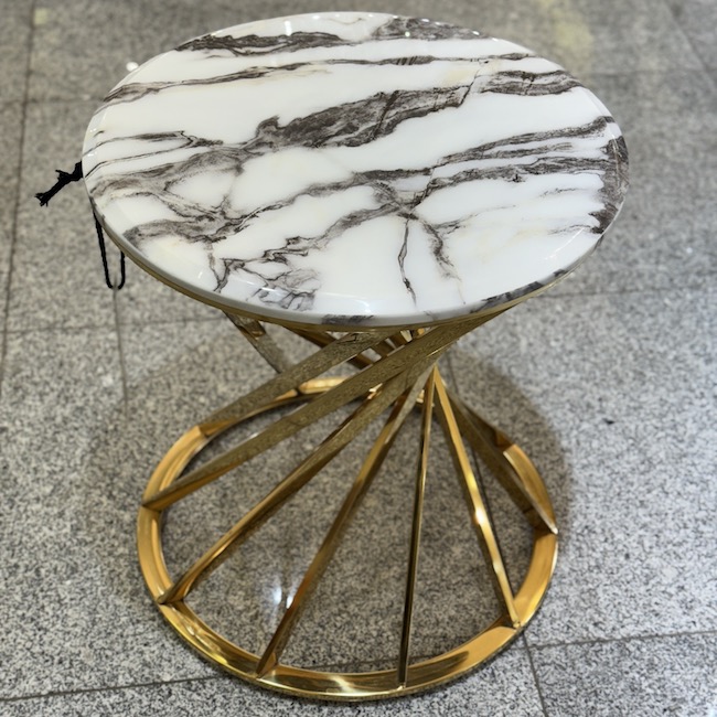 Side Table / サイドテーブル｜大理石｜White｜TBL31120IB