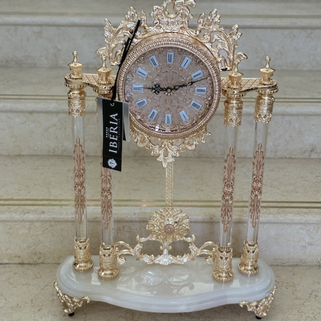 クリスタルホールクロック｜クリア|ピンクゴールド|オブジェ |Crystal|hole |clock|clear|pinkgold|Objet OBJ7051IB