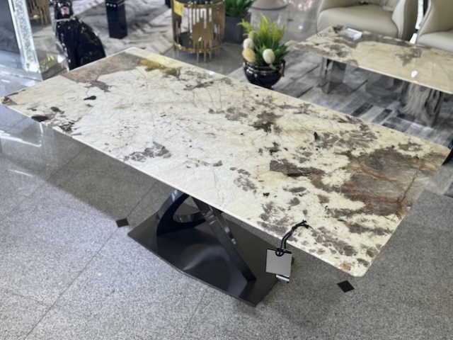 ダイニングテーブル｜Dining Table｜天然大理石｜パンドラ｜IB Selection｜TBL311148IB