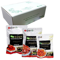 【韓国農協】100％韓国産材料のみ使用！キムチ3種セット/白菜キムチ1kg+チョンガクキムチ1kg+チカクテギ500g