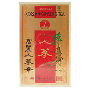 高麗人参茶を飲みやすくお茶に!体の中から健康に★高麗人参茶（木箱）/3ｇ×100包