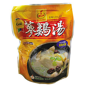 【韓国伝統健康食品】鶏一羽食べる韓国伝統スタミナ料理☆!疲労回復に最適★マニカー参鶏湯 800g