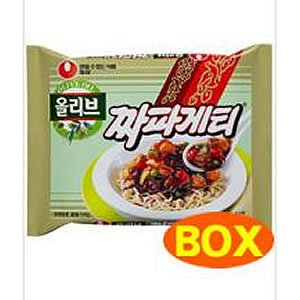 ★韓国食品★オリーブ ジャパゲッティー /１箱(140gｘ30個）/韓国風のジャージャーソースが香ばしい！！/農心
