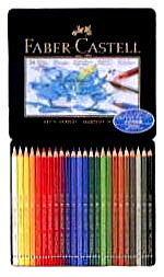 FABER-CASTELL アルブレヒトデューラー水彩色鉛筆24色 アルブレヒト・デューラー 水彩色鉛筆 36色 (缶入)