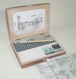 墨絵スケッチセット・写人 いろえんぴつ／水彩色鉛筆・・・水彩画への誘い