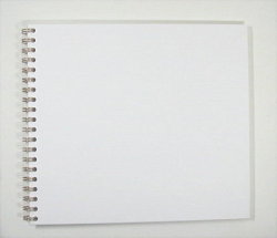 スケッチブック　白い画集