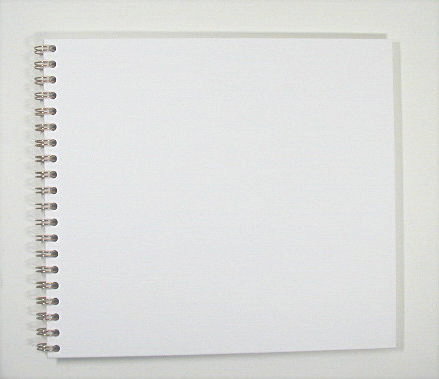 スケッチブック　白い画集