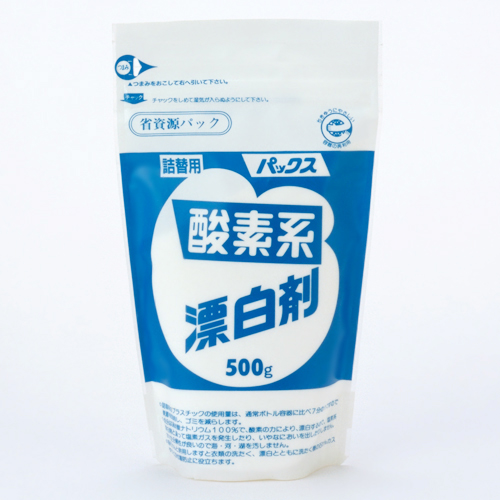 パックス 酸素系漂白剤 詰替用 500g 太陽油脂 パックス 酸素系漂白剤 詰替用 500g 太陽油脂