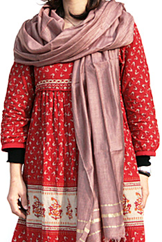 ストール■シルク入りストール（BE）