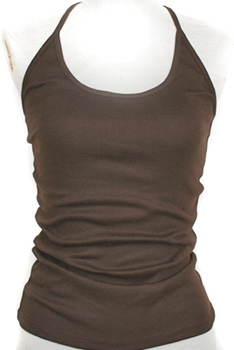 インナー■ホルターネック　キャミソール（ブラウン）