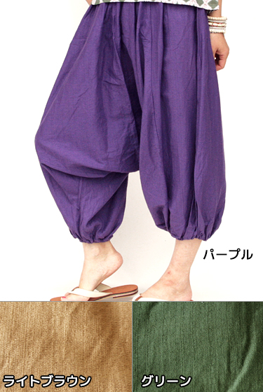 ukA earth women Native pants サルエルパンツ サルエルパンツ（コットン100％）