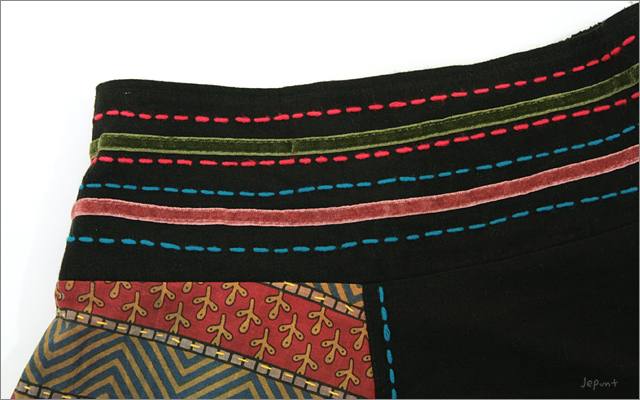 襤褸 刺し子 パッチワークガウン パッチワークバッグ 刺し子風 - わたしのすきなもの