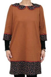 チュニック■小花柄切り替えレトロチュニック（CAM）