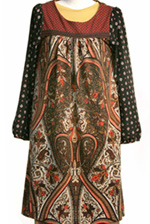 ペーズリー柄チュニック