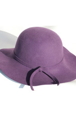 フェルト帽つば広帽子
