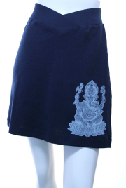 ガネーシャプリント　ストレッチスカート