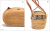 革手提げミニアタバッグ　巾着フタ付き　ココナッツ（ナチュラル）