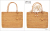 内袋付き手提げかごアタバッグ（11）ナチュラル