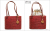 巾着フタ付き　手提げかごアタバッグ（レッド）