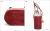 巾着フタ付き　手提げかごアタバッグ（レッド）