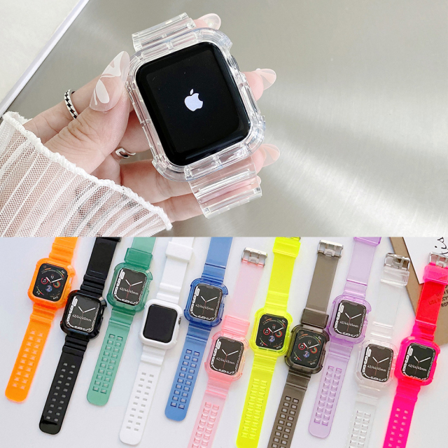 ルピス AppleWatch アップルウォッチ バンド ベルト 38 40 41 mm クリア カラー TPU アウトドア 一体型 バンパーケース シンプル ルピス AppleWatch アップルウォッチ バンド ベルト 38 40 41 mm クリア カラー TPU アウトドア 一体型 バンパーケース シンプル