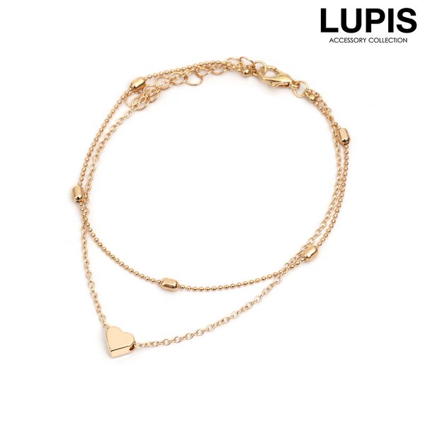 ルピス ゴールド レディース ハート アンクレット アクセサリー アクセ プレゼント かわいい プチプラ 激安 LUPIS ルピス ゴールド レディース ハート アンクレット アクセサリー アクセ プレゼント かわいい プチプラ 激安 LUPIS