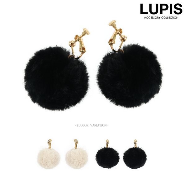 ルピス イヤリング レディース シンプル 大ぶり 大きめ ファー かわいい LUPIS ルピス イヤリング レディース シンプル 大ぶり 大きめ ファー かわいい LUPIS