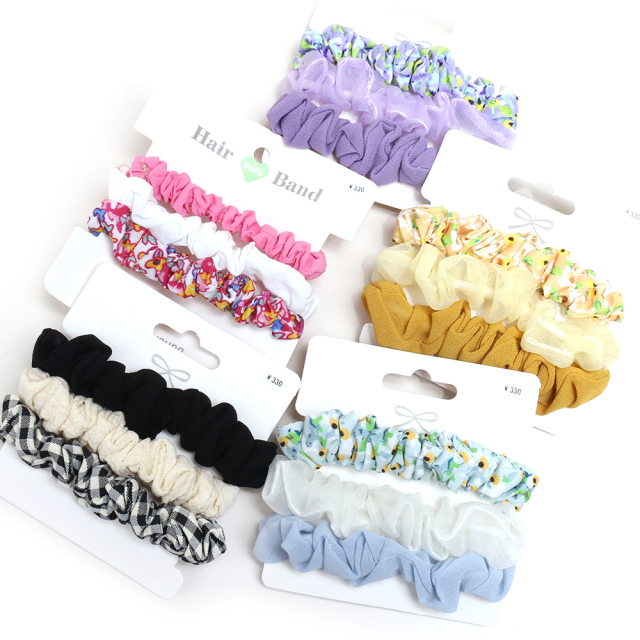 ルピス シュシュ レディース ヘアアクセサリー セット シフォン フラワー 花柄 チェック 大人 可愛い LUPIS ルピス シュシュ レディース ヘアアクセサリー セット シフォン フラワー 花柄 チェック 大人 可愛い LUPIS