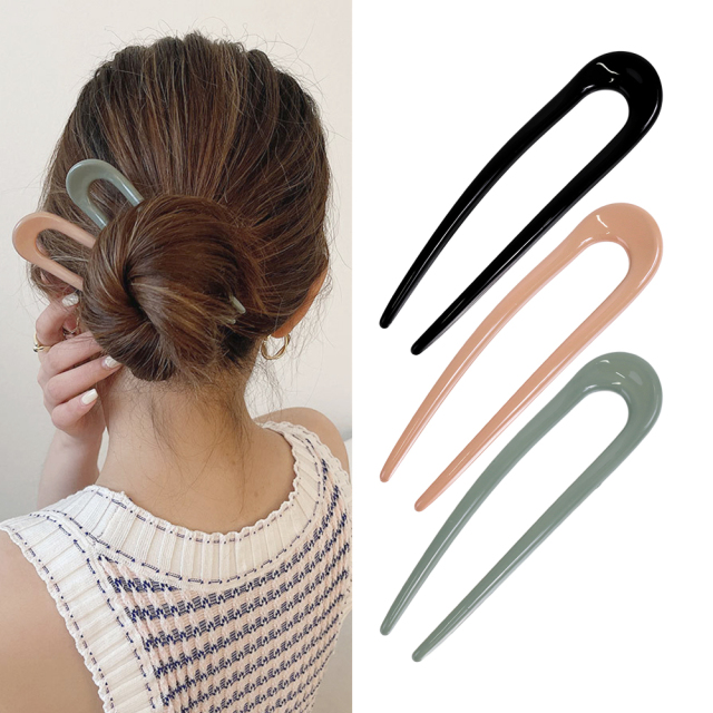 アクリルカラーU字コーム ヘアアクセサリー ヘアスティック U字コーム かんざし プチプラアクセサリー通販LUPIS(ルピス) アクリルカラーU字コーム ヘアアクセサリー ヘアスティック U字コーム かんざし プチプラアクセサリー通販LUPIS(ルピス)