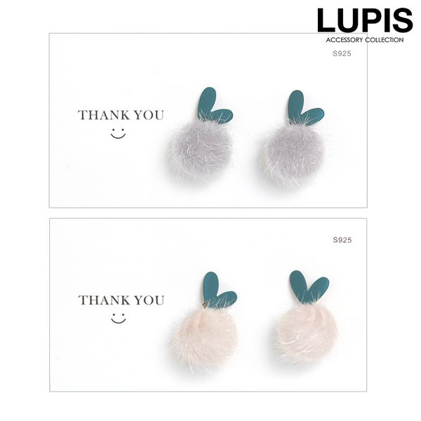 ルピス ピアス レディース ファー ボール ハート マット かわいい 秋 冬 あったか アイボリー グレー LUPIS ルピス ピアス レディース ファー ボール ハート マット かわいい 秋 冬 あったか アイボリー グレー LUPIS