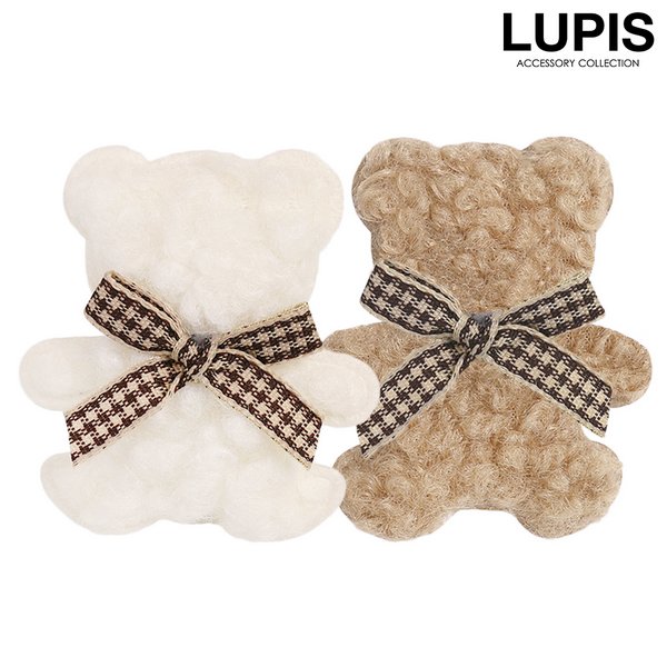 ルピス ヘアアクセサリー レディース ヘアクリップ くま モコモコ ボア かわいい 韓国 ベアー 秋冬 アニマル リボン チェック LUPIS ルピス ヘアアクセサリー レディース ヘアクリップ くま モコモコ ボア かわいい 韓国 ベアー 秋冬 アニマル リボン チェック LUPIS