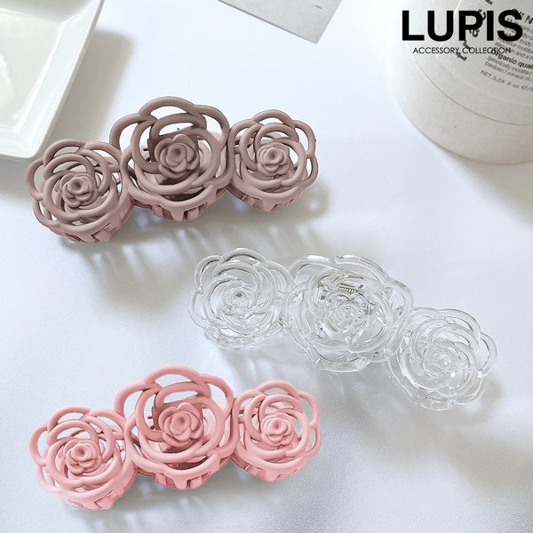 ルピス ヘアクリップ レディース バンスクリップ ヘアアクセサリー 大きめ ローズ バラ 韓国っぽ ガーリー おしゃれ かわいい LUPIS ルピス ヘアクリップ レディース バンスクリップ ヘアアクセサリー 大きめ ローズ バラ 韓国っぽ ガーリー おしゃれ かわいい LUPIS