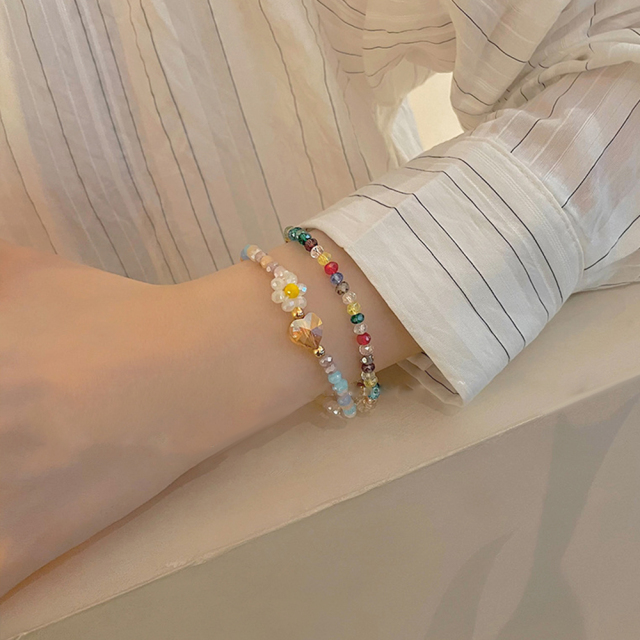 ルピス ブレスレット レディース ビーズ フラワー ハート 韓国 ガーリー かわいい キラキラ カラフル ビビット パステル y2k LUPIS ルピス ブレスレット レディース ビーズ フラワー ハート 韓国 ガーリー かわいい キラキラ カラフル ビビット パステル y2k LUPIS