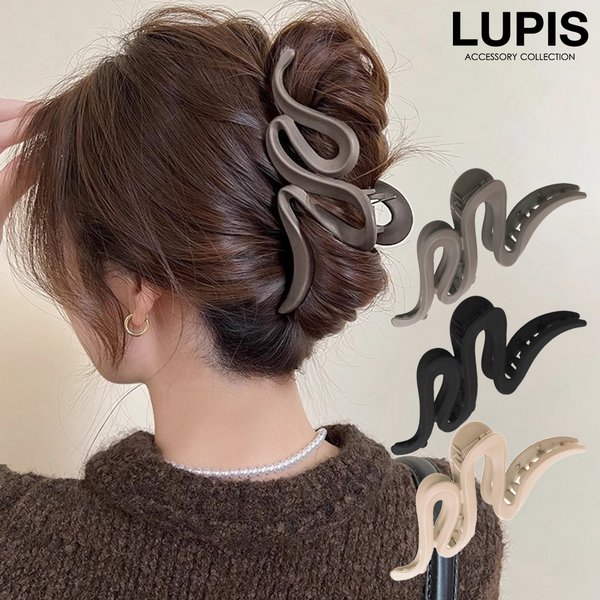 ルピス ヘアクリップ バンスクリップ ヘアアクセサリー ニュアンス ウェーブ おしゃれ 上品 マットカラー 大人 簡単 まとめ髪 ヘアアレンジ ルピス ヘアクリップ バンスクリップ ヘアアクセサリー ニュアンス ウェーブ おしゃれ 上品 マットカラー 大人 簡単 まとめ髪 ヘアアレンジ