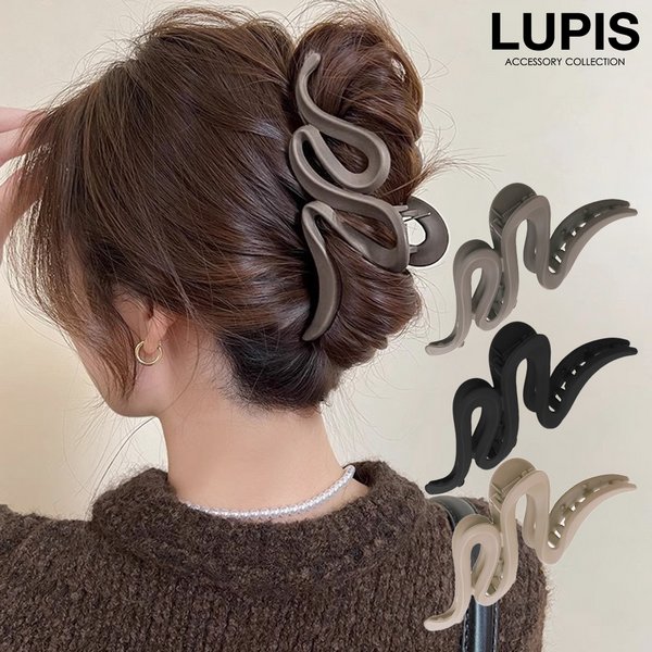 ルピス ヘアクリップ バンスクリップ ヘアアクセサリー ニュアンス ウェーブ おしゃれ 上品 マットカラー 大人 簡単 まとめ髪 ヘアアレンジ ルピス ヘアクリップ バンスクリップ ヘアアクセサリー ニュアンス ウェーブ おしゃれ 上品 マットカラー 大人 簡単 まとめ髪 ヘアアレンジ