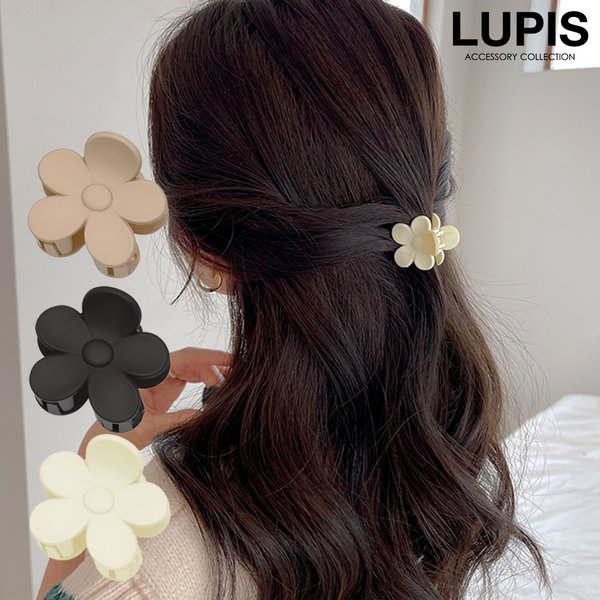 ルピス ヘアクリップ バンスクリップ ヘアアクセサリー フラワー 小さめ ミニ マットカラー シンプル おしゃれ かわいい 簡単 ヘアアレンジ ルピス ヘアクリップ バンスクリップ ヘアアクセサリー フラワー 小さめ ミニ マットカラー シンプル おしゃれ かわいい 簡単 ヘアアレンジ