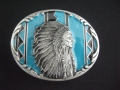 �Хå��롡�ͥ��ƥ���  SKJ92E  Indian Chief with Turquoise