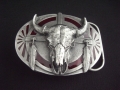 �Хå��롡�ͥ��ƥ���  SKU40E  Buffalo Skull  Feathers