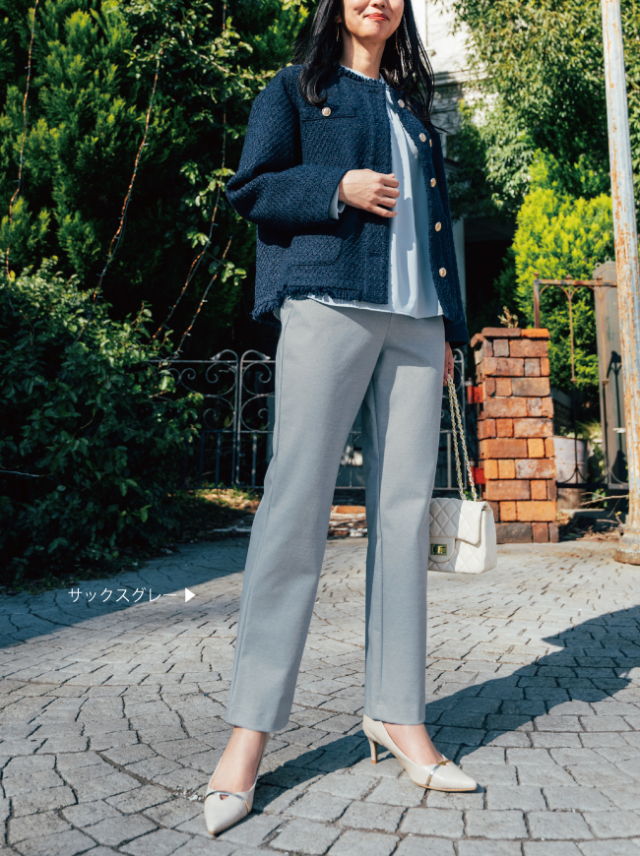 【P2<ピーツー>】二代目大吟醸綿混ストレートパンツ【日本製】