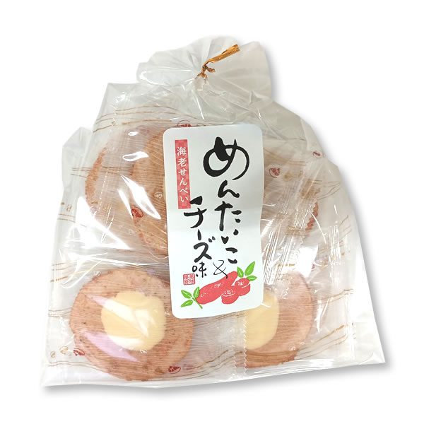 【OLM限定】めんたいこ&チーズ味煎餅 8枚 (834447)