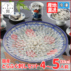 【冷凍】とらふく刺身セット 4～5人前/EC