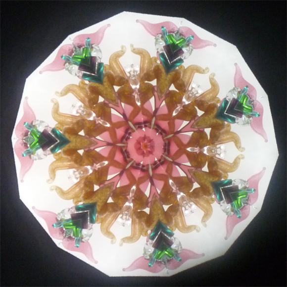 作家 ルーク＆サリーデュレット 花の万華鏡 万華鏡：ドライ]花の万華鏡・月見草：ルーク＆サリー