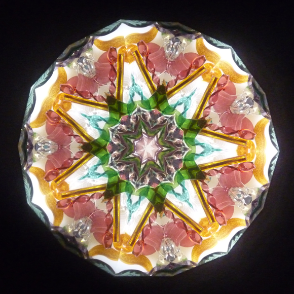 作家 ルーク＆サリーデュレット 花の万華鏡 万華鏡：ドライ]花の万華鏡・月見草：ルーク＆サリー