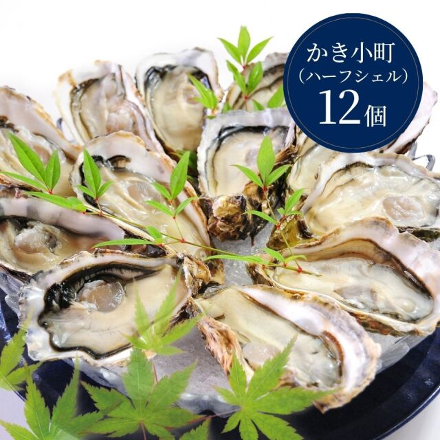 【生食用】かき小町ハーフシェル(開殻)12個入り
